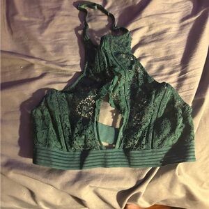 Victoria's Secret Teal Lace Bralette